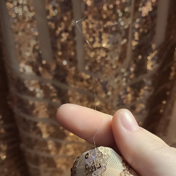 Miss ORD Sequin Gold Dress - Picture 13 of 13